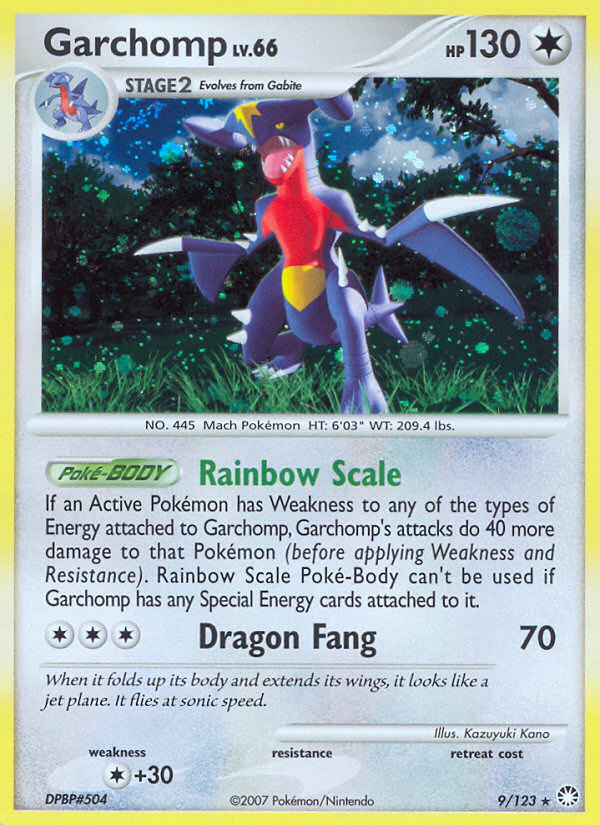 Garchomp - Mysterious Treasures - #9 - Pokemon TCG card