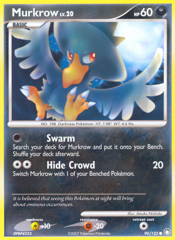Murkrow - Mysterious Treasures - #90 - Pokemon TCG card