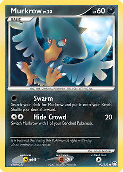 Murkrow #90 Murkrow - Mysterious Treasures - #90 - Pokemon TCG card
