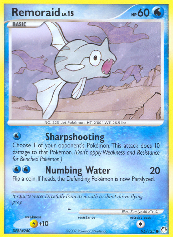Remoraid - Mysterious Treasures - #95 - Pokemon TCG card