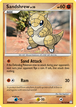 Sandshrew #96 Sandshrew - Mysterious Treasures - #96 - Pokemon TCG card