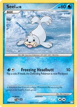 Seel #97 Seel - Mysterious Treasures - #97 - Pokemon TCG card