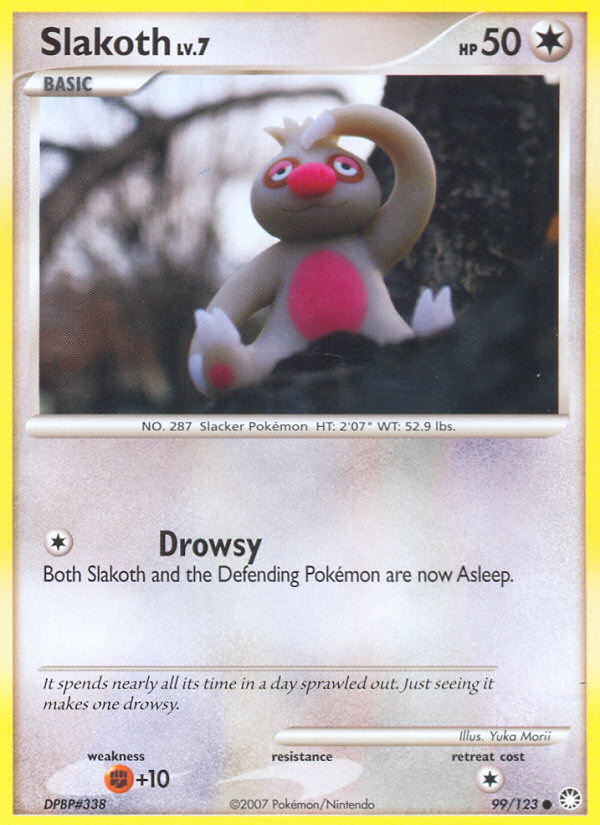 Slakoth - Mysterious Treasures - #99 - Pokemon TCG card