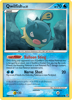Qwilfish #101 Qwilfish - Secret Wonders - #101 - Pokemon TCG card