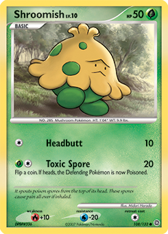 Shroomish #108 Shroomish - Secret Wonders - #108 - Pokemon TCG card