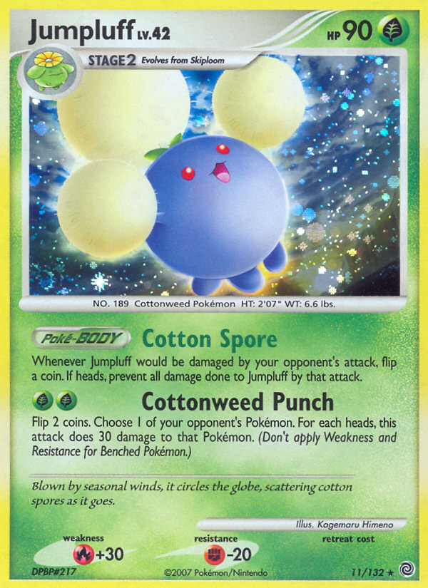Jumpluff - Secret Wonders - #11 - Pokemon TCG card