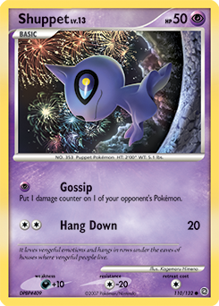 Shuppet - Secret Wonders - #110 - Pokemon TCG card