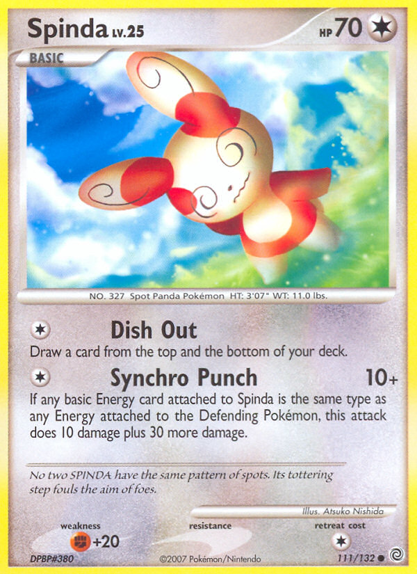 Spinda - Secret Wonders - #111 - Pokemon TCG card