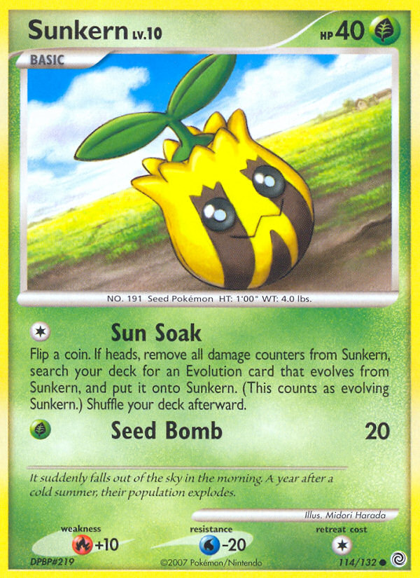 Sunkern - Secret Wonders - #114 - Pokemon TCG card