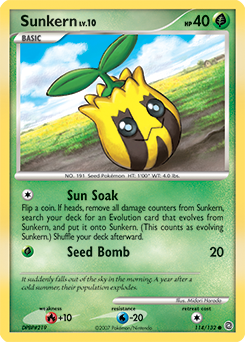 Sunkern - Secret Wonders - #114 - Pokemon TCG card