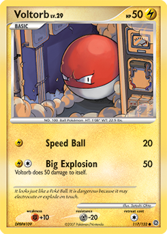 Voltorb #117 Voltorb - Secret Wonders - #117 - Pokemon TCG card