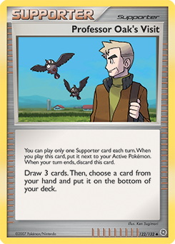 Professor Oak's Visit - Secret Wonders - #122 - Pokemon TCG card
