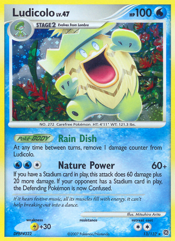 Ludicolo - Secret Wonders - #13 - Pokemon TCG card
