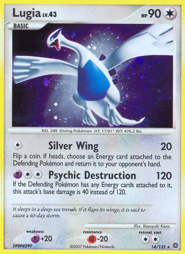 Lugia - Secret Wonders - #14 - Pokemon TCG card