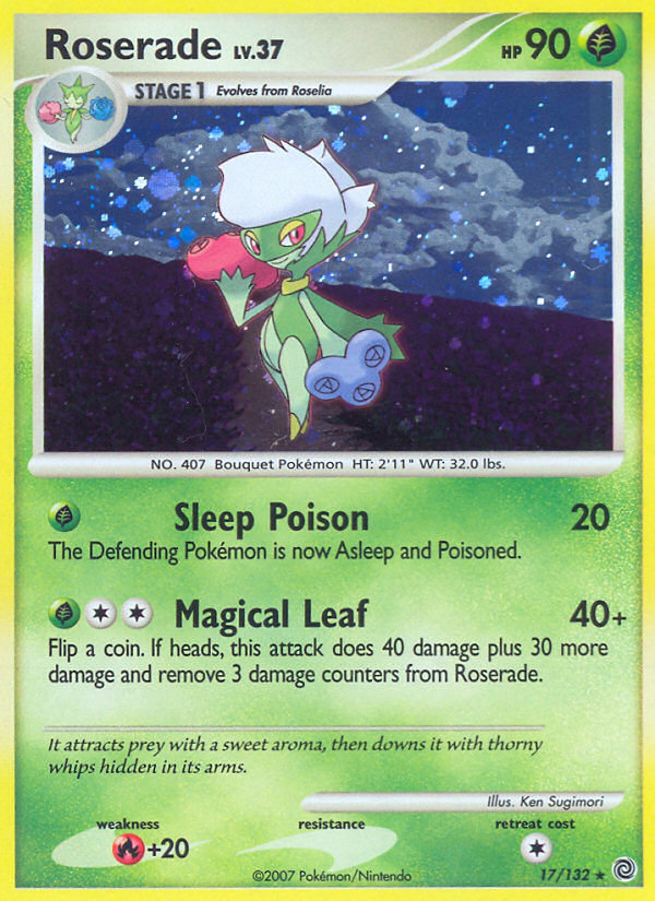 Roserade - Secret Wonders - #17 - Pokemon TCG card