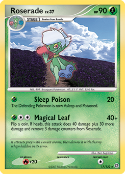 Roserade #17 Roserade - Secret Wonders - #17 - Pokemon TCG card