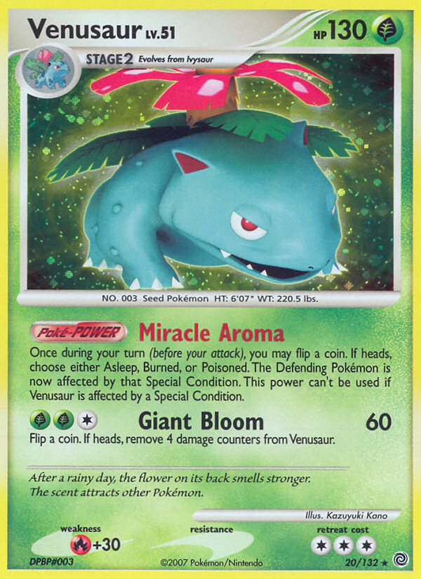 Venusaur - Secret Wonders - #20 - Pokemon TCG card
