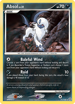 Absol #21 Absol - Secret Wonders - #21 - Pokemon TCG card