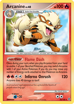 Arcanine #22 Arcanine - Secret Wonders - #22 - Pokemon TCG card