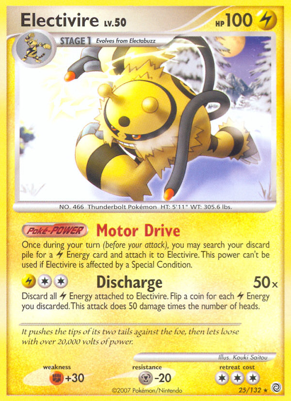Electivire - Secret Wonders - #25 - Pokemon TCG card