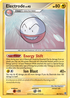 Electrode #26 Electrode - Secret Wonders - #26 - Pokemon TCG card