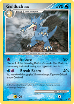 Golduck #28 Golduck - Secret Wonders - #28 - Pokemon TCG card