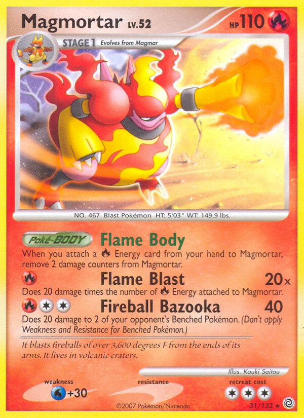 Magmortar - Secret Wonders - #31 - Pokemon TCG card