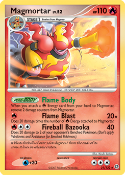 Magmortar - Secret Wonders - #31 - Pokemon TCG card