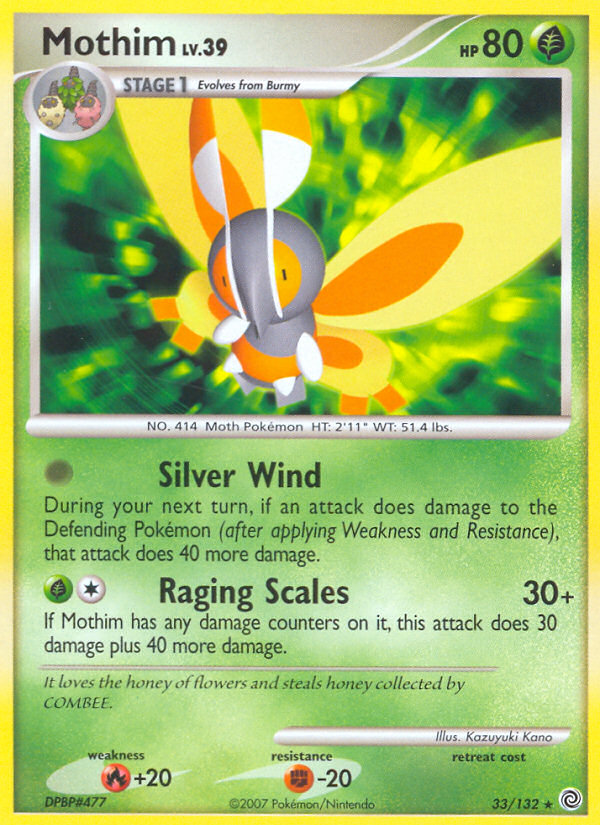 Mothim - Secret Wonders - #33 - Pokemon TCG card