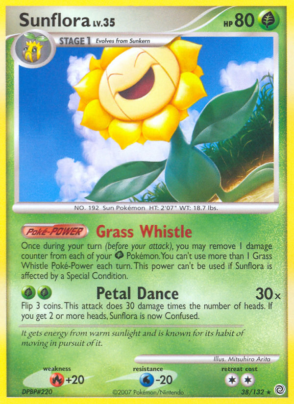 Sunflora - Secret Wonders - #38 - Pokemon TCG card