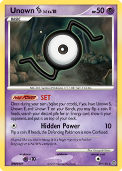 Unown [S] - Secret Wonders - #39 - Pokemon TCG card