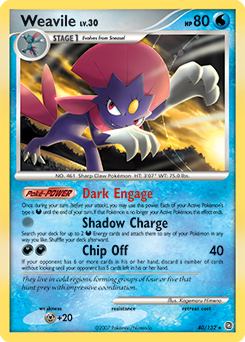 Weavile - Secret Wonders - #40 - Pokemon TCG card