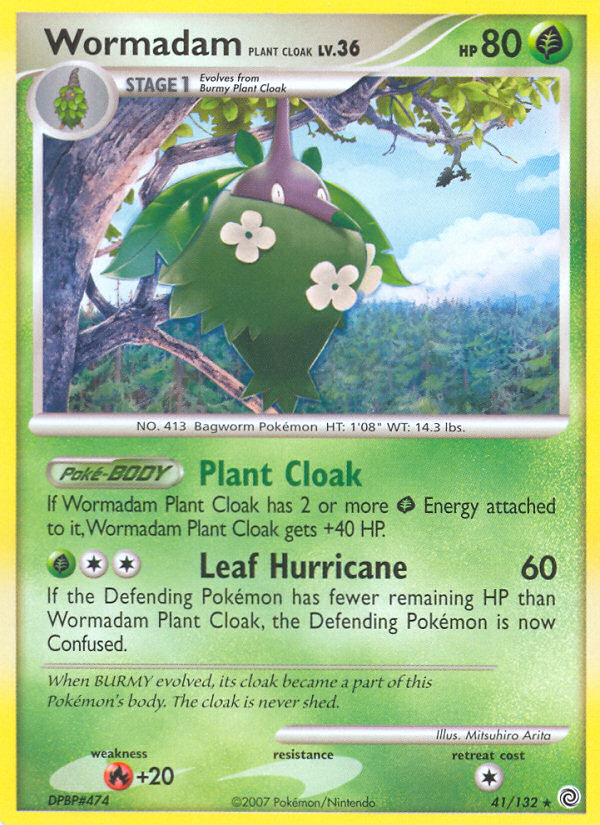 Wormadam Plant Cloak - Secret Wonders - #41 - Pokemon TCG card