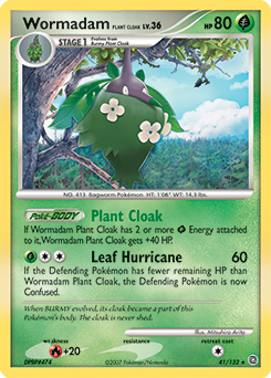 Wormadam Plant Cloak #41 Wormadam Plant Cloak - Secret Wonders - #41 - Pokemon TCG card
