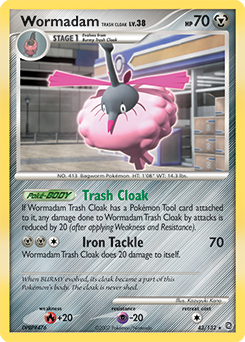 Wormadam Trash Cloak #43 Wormadam Trash Cloak - Secret Wonders - #43 - Pokemon TCG card