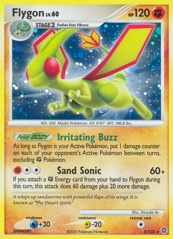 Flygon - Secret Wonders - #5 - Pokemon TCG card