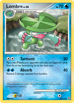 Lombre - Secret Wonders - #54 - Pokemon TCG card