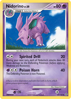 Nidorino - Secret Wonders - #57 - Pokemon TCG card