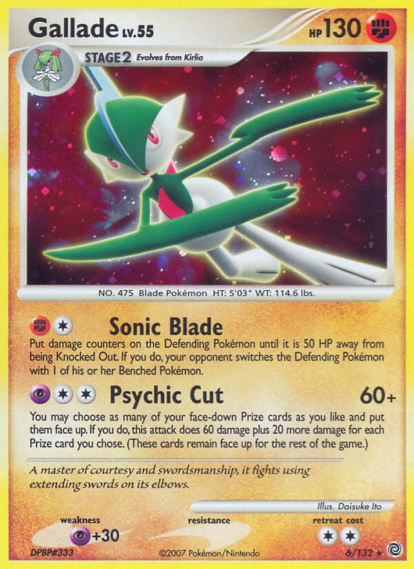 Gallade - Secret Wonders - #6 - Pokemon TCG card