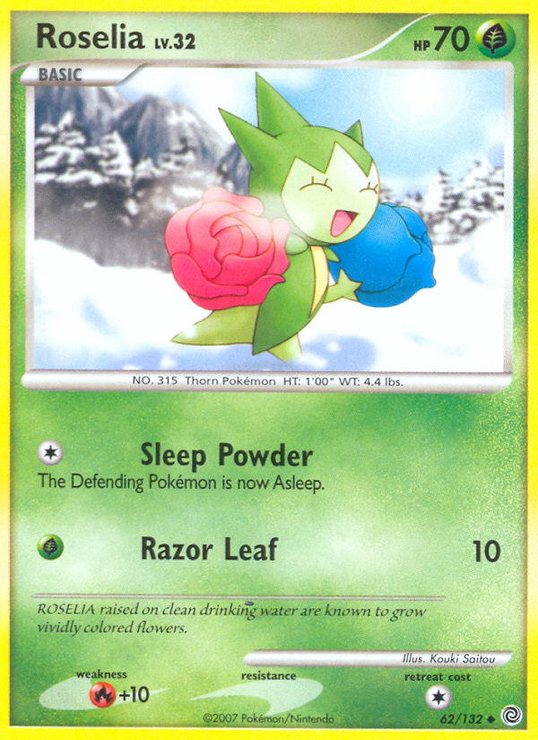 Roselia - Secret Wonders - #62 - Pokemon TCG card