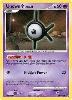 Unown [K] - Secret Wonders - #68 - Pokemon TCG card