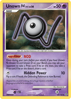 Unown [N] - Secret Wonders - #69 - Pokemon TCG card