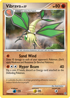 Vibrava #74 Vibrava - Secret Wonders - #74 - Pokemon TCG card