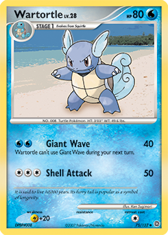 Wartortle #75 Wartortle - Secret Wonders - #75 - Pokemon TCG card