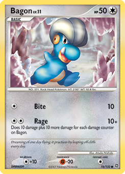 Bagon - Secret Wonders - #76 - Pokemon TCG card