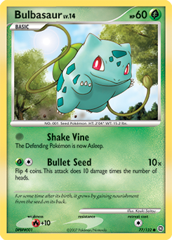 Bulbasaur #77 Bulbasaur - Secret Wonders - #77 - Pokemon TCG card