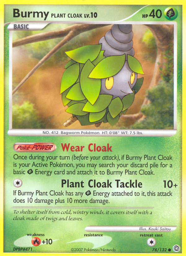 Burmy Plant Cloak - Secret Wonders - #78 - Pokemon TCG card
