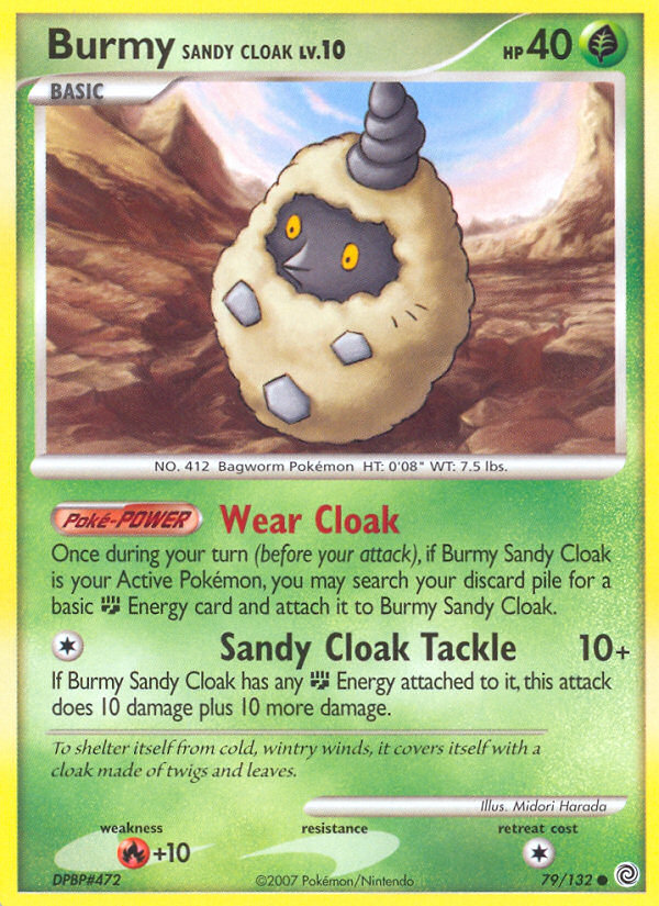 Burmy Sandy Cloak - Secret Wonders - #79 - Pokemon TCG card