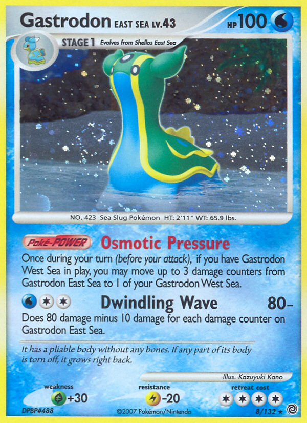 Gastrodon East Sea - Secret Wonders - #8 - Pokemon TCG card