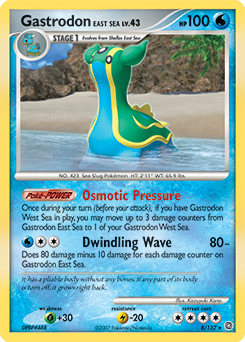 Gastrodon East Sea #8 Gastrodon East Sea - Secret Wonders - #8 - Pokemon TCG card